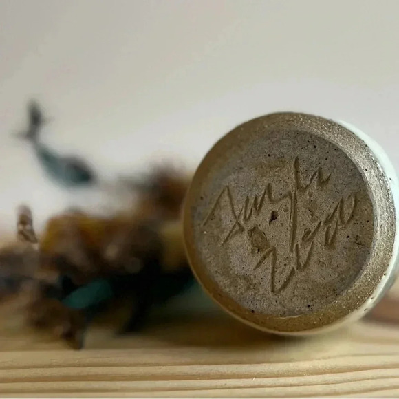 Matthew Taylor Studio Ceramics Pottery Stoneware Coffee Creamer Flower Vase - Picture 7 of 7